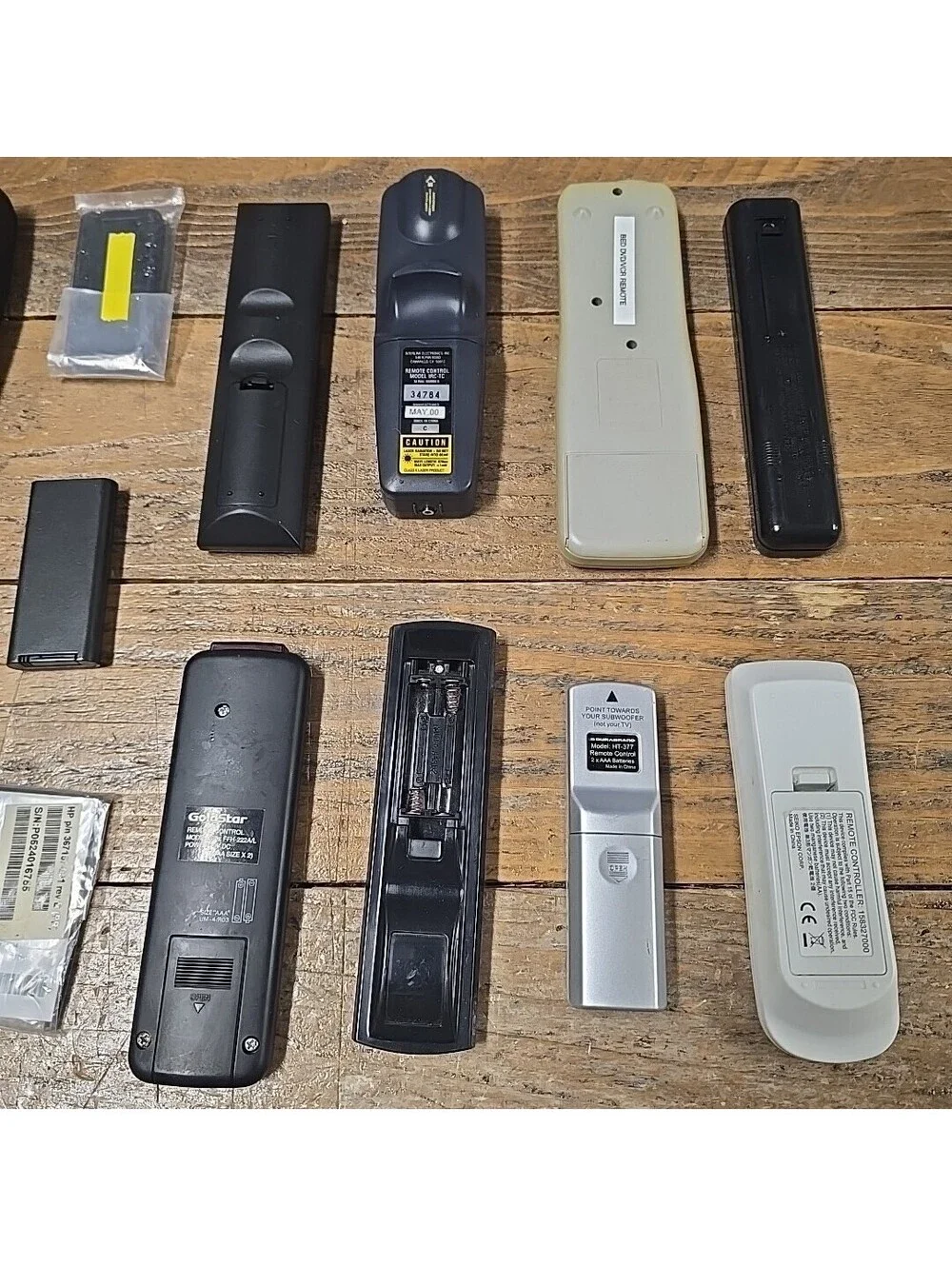 Lot of 20 Mixed Remote Controls Vizio Arion Zenith Goldstar Sharp MGA